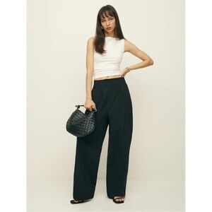 Reformation X Laura Harrier Danielle Oversized Pant black size 2